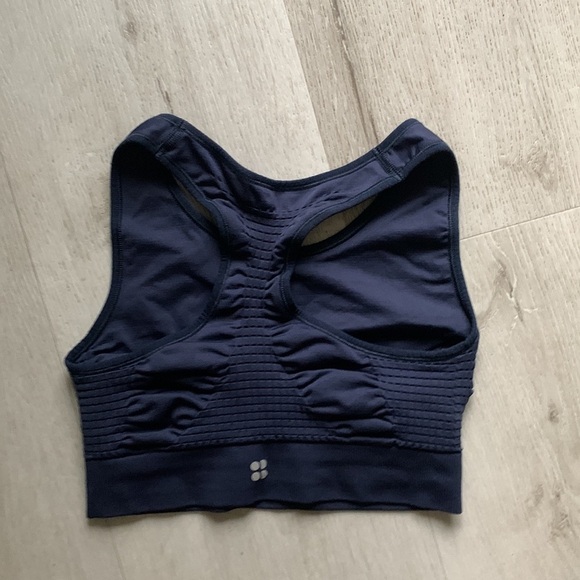 Sweaty Betty Stamina Bra Small blue gray Green size M spot bra - Picture 14 of 15